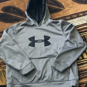 Gray UA hoodie
